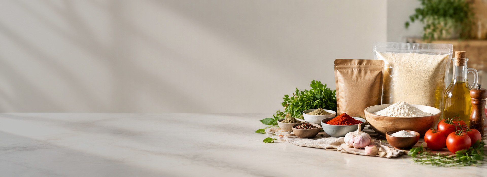 Food ingredients with simple formulations